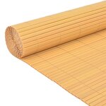 vidaXL Clôture de jardin Double face PVC 90 x 300 cm Jaune