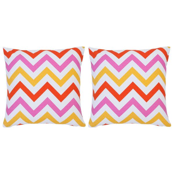 vidaXL Coussins imprimés 2 Pièces Multicolore 40x40 cm Coton