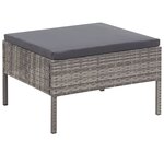 Salon de jardin meuble d'extérieur ensemble de mobilier 3 pièces avec coussins résine tressée gris 02_0015994