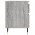 vidaXL Tables de chevet 2 Pièces sonoma gris 40x35x50 cm bois ingénierie