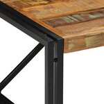 vidaXL Table basse multicolore 80x80x35 cm bois de récupération massif