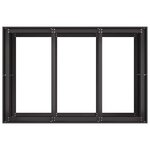 vidaXL Jardinière noir 120x80x80 cm acier