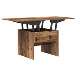 vidaXL Table basse Bois Ancien 55 x 54 5 x 45 cm Bois d'ingénierie
