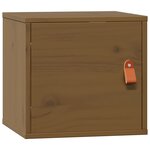 vidaXL Armoire murale Marron miel 31 5x30x30 cm Bois de pin massif