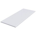 vidaXL Surmatelas Blanc 80 x 200 cm Tissu Jacquard