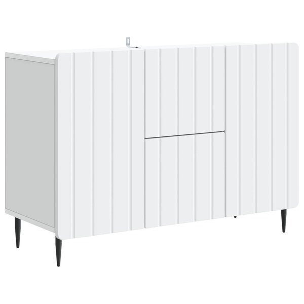vidaXL Buffet Blanc 89 x 34 5 x 62 cm Bois d'ingénierie