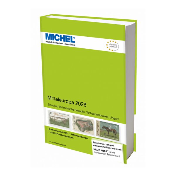 Catalogue de cotation Michel timbres d'Europe du centre 2026.