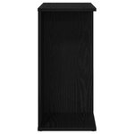 vidaXL Table de chevet chêne noir 46 5x29x61 cm bois d’ingénierie
