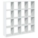 vidaXL Bibliothèque blanc 137 5x29x137 5 cm bois d'ingénierie