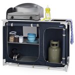 Campart travel cuisine d'extérieur alicante bleu 121 5x82x114 cm