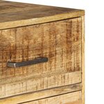 vidaXL Coffre à tiroirs 45x35x106 cm Bois de manguier massif