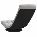 VidaXL Fauteuil de sol pivotant gris nuage 70x51x79 cm tissu