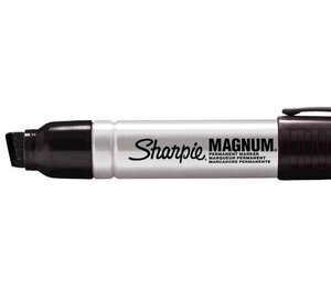 Marqueur Permanent METAL MAGNUM Pointe biseautée 10-17mm Noir SHARPIE