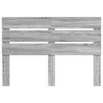 vidaXL Tête de lit Gris Sonoma 150 cm Bois d'ingénierie