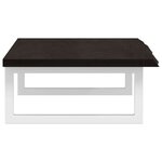 vidaXL Étagère de vasque murale acier et bois de chêne massif