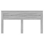 vidaXL Tête de lit Gris Sonoma 180 cm Bois d'ingénierie