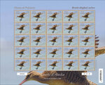 Timbre Polynésie Française - Oiseau en Polynésie - Courlis d'Alaska