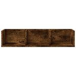 vidaXL Armoire murale chêne fumé 75x18x16 5 cm bois d'ingénierie