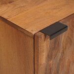 vidaXL Armoire de salle de bain avec étagère Marron 38 x 33 x 58 cm