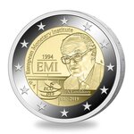 Pièce de monnaie 2 euro commémorative Belgique 2019 BU – Institut Monétaire Européen – Légende française