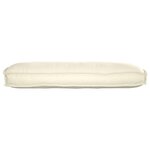 vidaXL Coussin Crème 120 x 50 x 12 cm Tissu Oxford