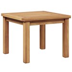 vidaXL Table basse Marron 45 x 45 x 36 cm Bois de teck massif