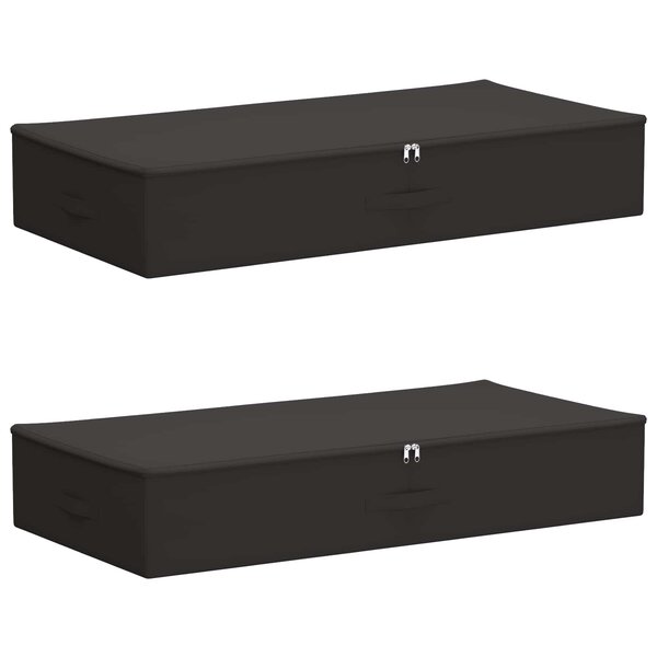 vidaXL Boîte de rangement 2 pc Tissu intissé 100 x 50 x 18 cm 90 l