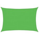 vidaXL Voile d'ombrage 160 g/m² Vert clair 3x4 m PEHD