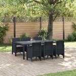 vidaXL Ensemble de salle à manger pour jardin 7 Pièces Anthracite