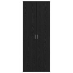 vidaXL Haut Armoire Chêne noir 70 x 33 5 x 180 cm Bois d'ingénierie