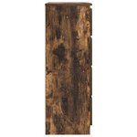 vidaXL Buffet Chêne fumé 60x35x98 5 cm Bois d'ingénierie