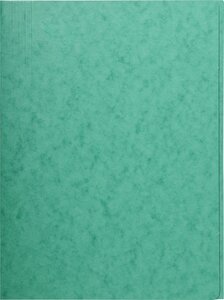 Chemise carte lustrée A4 vert 24 x 32 cm x 25 EXACOMPTA