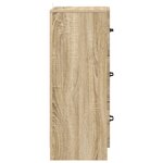 vidaXL Armoire à tiroirs Chêne Sonoma 33 x 34 5 x 87 cm