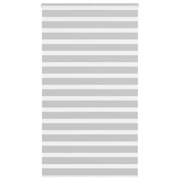 vidaXL Store zèbre gris clair largeur du tissu 130 9 cm polyester