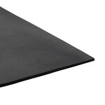 vidaXL Tapis de sol Noir 1 2 x 5 m Caoutchouc