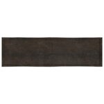 vidaXL Dessus de table bois massif traité bordure assortie