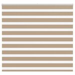 vidaXL Store zèbre marron sable largeur du tissu 155 9cm polyester