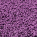 vidaXL Ensemble de tapis de bain antidérapants 3 Pièces Violet PP