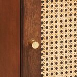 vidaXL Cabinet de chevet Marron 40 x 33 5 x 46 cm Bois d'acacia massif