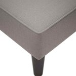 vidaXL Fauteuil long avec accoudoir droit taupe tissu