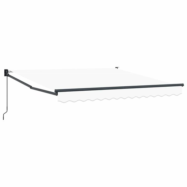 vidaXL Auvent rétractable Blanc 300 x 250 x 165 cm