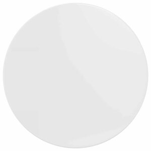vidaXL Plateau de table Blanc brillant 70 x 70 x 1 5 cm