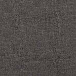 vidaXL Chaise de relaxation Gris foncé Tissu