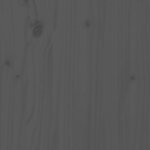 vidaXL Table basse Gris Ø 40x60 cm Bois massif de pin