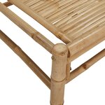 vidaXL Table basse de jardin 100x55x33 cm bambou