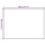vidaXL Tapis de tente sable 300x400 cm PEHD