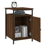 vidaXL Tables de chevet 2Pièces Chêne marron 40x42x60cm Bois d'ingénierie