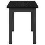 vidaXL Table basse Chêne noir 60 x 30 x 36 cm Bois d'ingénierie