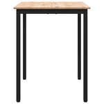 vidaXL Table de salle à manger / Table de repas Naturel