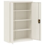 vidaXL Classeur blanc 90x40x180 cm acier